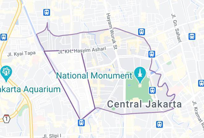 Central Jakarta - Celvasha Hotel Maps