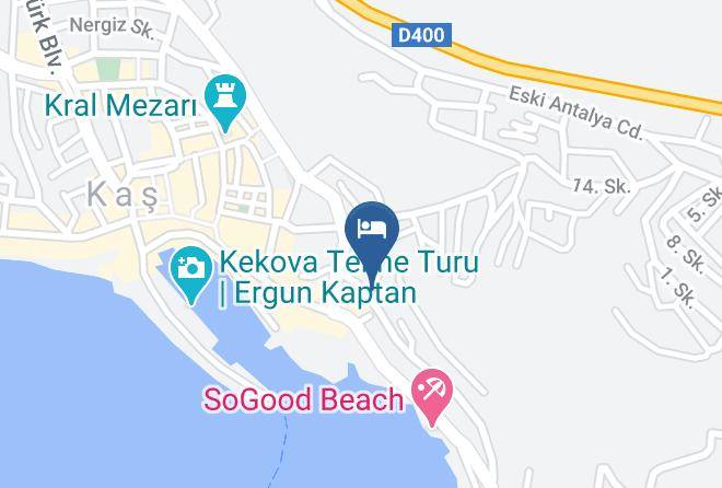 Kas - Cemil Pansiyon Maps