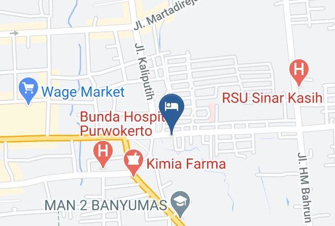 Banyumas Regency - Cempaka Kostel Purwokerto Maps