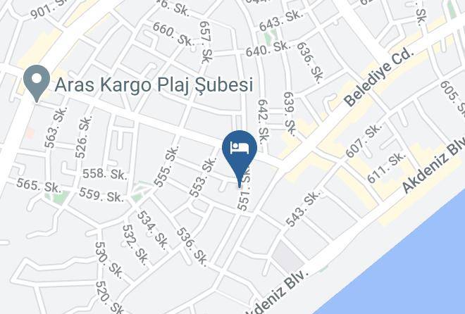 Konyaalti - Cemre Otel Maps