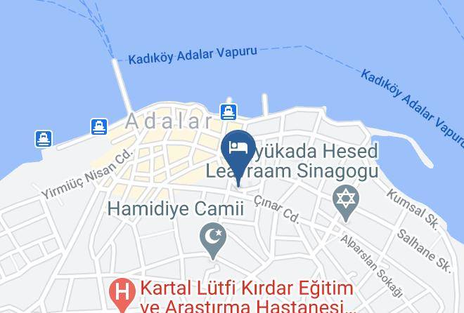 Adalar - Cenar Konak Otel Maps