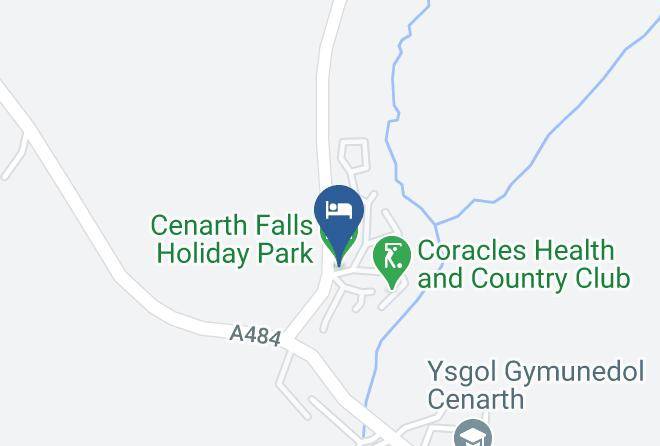 Ceredigion - Cenarth Falls Holiday Park Maps