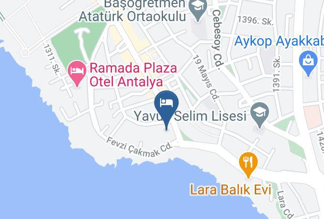 Muratpasa - Cender Hotel & Restaurant&dugun Organizasyon Maps