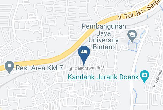 Kota Tangerang Selatan - Cendrawasih Bambulogy Mansion Maps