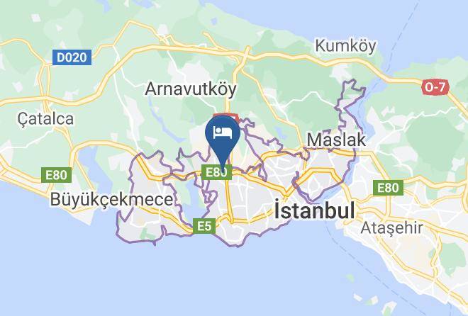 Kucukcekmece - Cenk Otel Maps