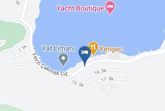 Fethiye - Cennet Life Otel Maps