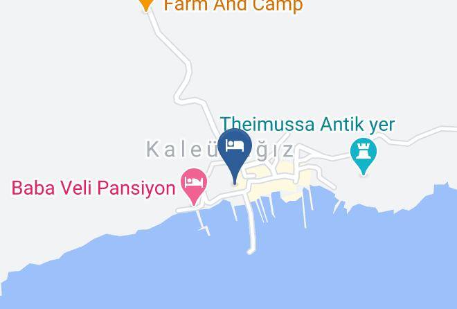 Antalya - Cennet Pansiyon Maps