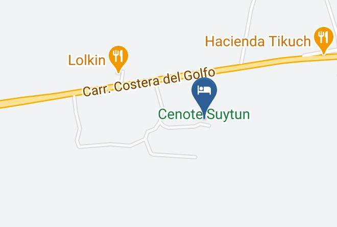 Valladolid - Cenote Suytun Maps