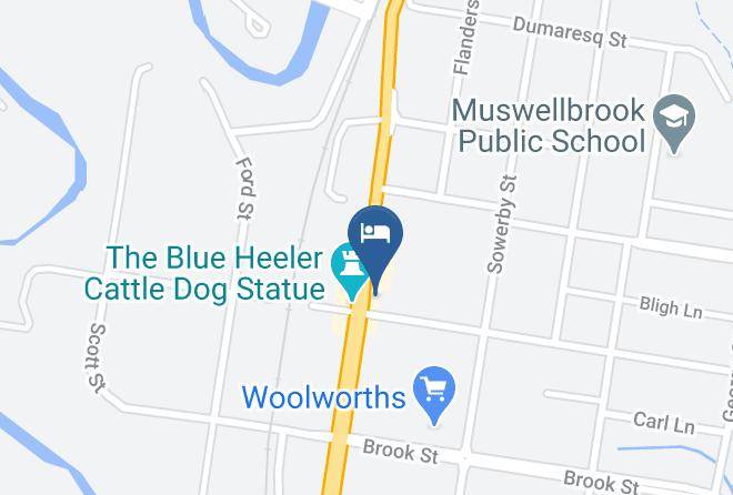 Muswellbrook - Centabrook Motor Inn Maps