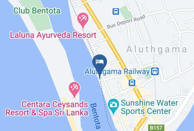 Galle - Ferry Centara Ceysands Resort Maps