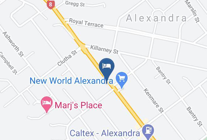 Central Otago - Centennial Court Motor Inn Maps
