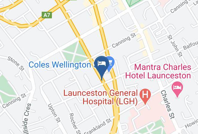 Launceston - Centennial Inn On Bathurst Maps