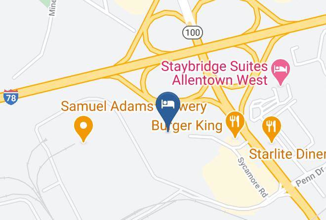 Lehigh - Center 100 Hotel Maps