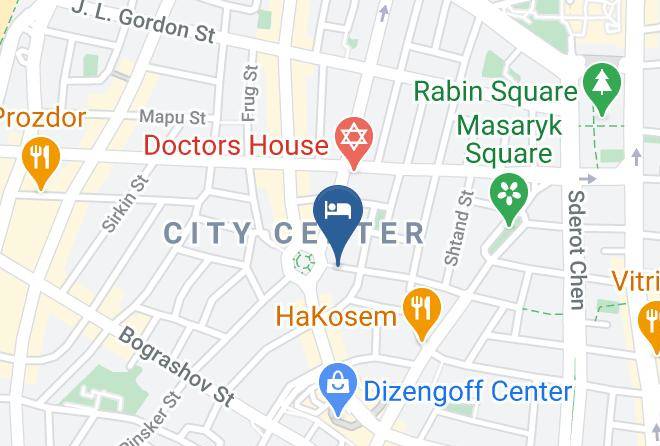 Tel Aviv Yafo - Center Chic Hotel Maps