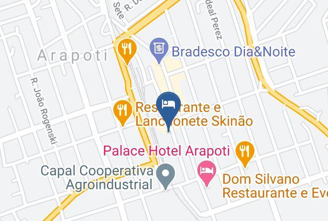 Arapoti - Center Hotel Maps