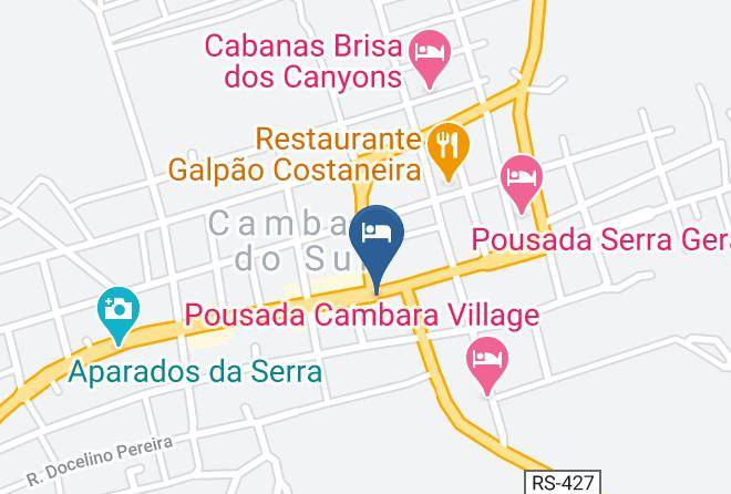 Center Hotel Cambara Mapa
 - Rio Grande Do Sul - Cambara Do Sul