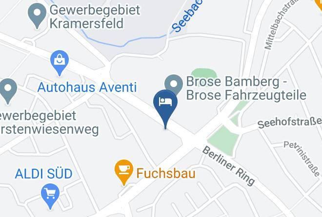 Bamberg - Center Hotel Mainfranken Maps