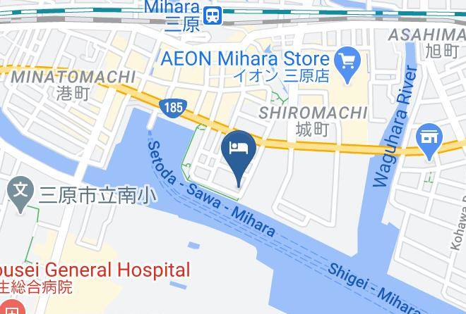 Mihara City - Center Hotel Mihara Maps