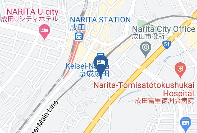 Narita City - Center Hotel Narita Maps
