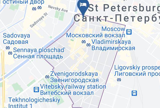 Saint Petersburg - Center Hotel Maps