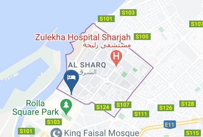 Sharjah City - Center Hotel Sharjah Maps