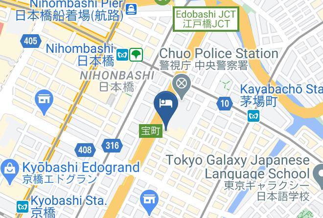 Chuo Ward - Center Hotel Tokyo Maps