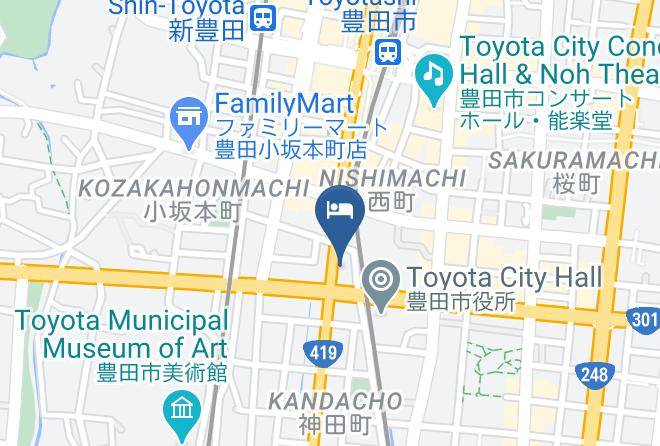Toyota City - Center Hotel Toyota Maps