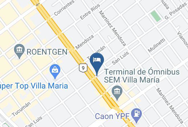 General San Martin Department - Center Hotel Maps