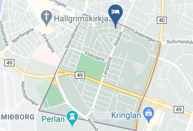 Reykjavik - Center Kistufell Maps