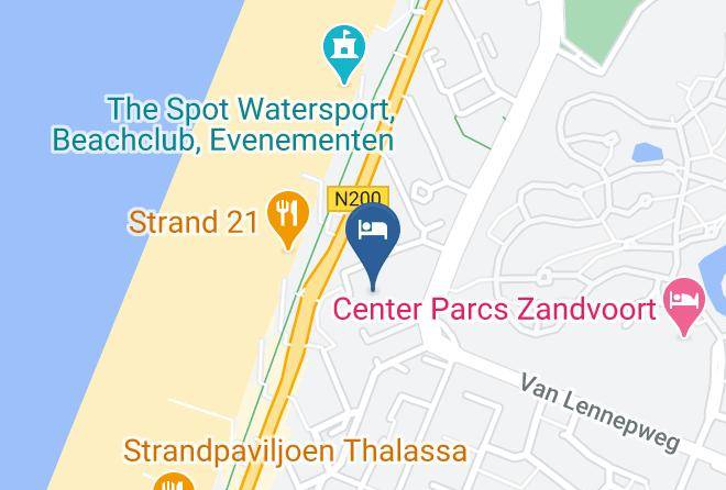 Zandvoort - Center Parcs Strandhotel Maps