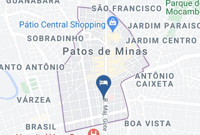 Patos De Minas - Center Patos Hotel Maps