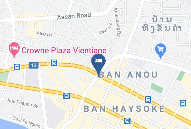Vientiane - Center Point Boutique Hotel Maps