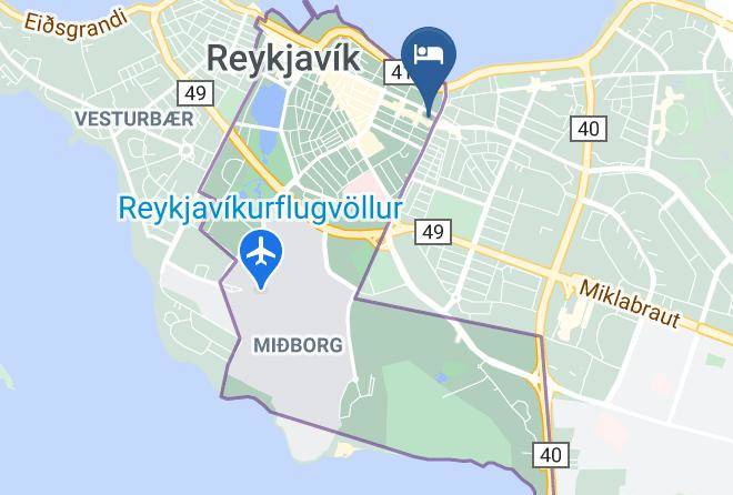 Reykjavik - Center Hotels Laugavegur Maps