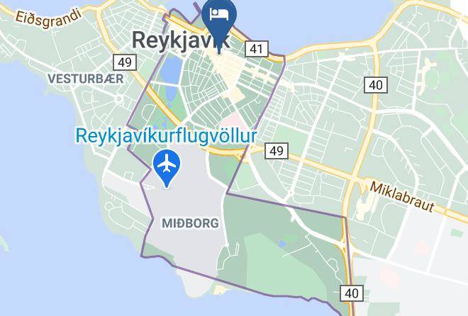 Center Hotels Skjaldbrei Map