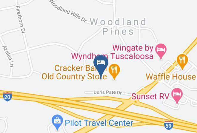 Tuscaloosa - Surestay Hotel By Best Western Tuscaloosa Maps