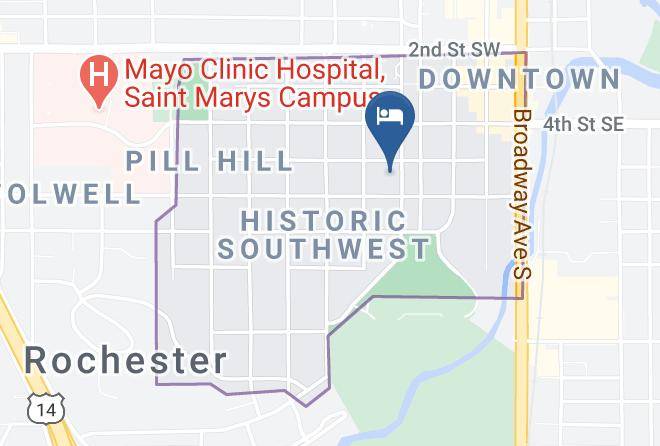 Centerstone Plaza Hotel Soldiers Field Mayo Clinic Area Map