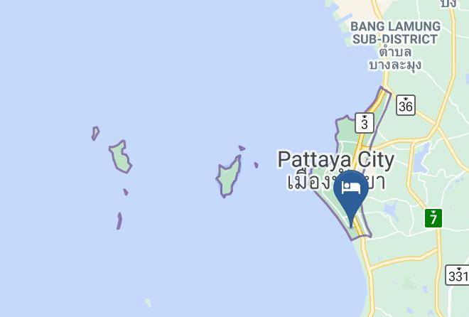 Amphoe Bang Lamung - Centra By Centara Maris Resort Jomtien Maps