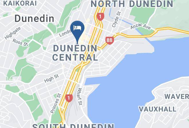 Dunedin - Central Backpackers Dunedin Maps