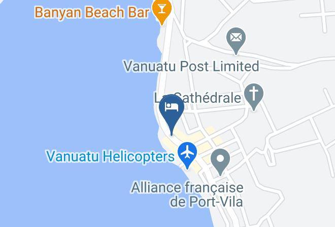 Efate - Central Bay Motel Maps