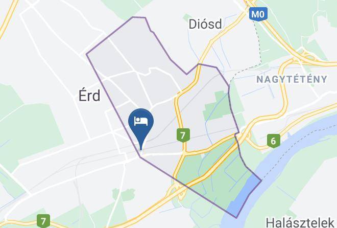Erd - Central Borhaz Etterem Es Panzio Maps