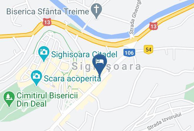 Central Boutique Apartments Map - Mures - Sighisoara