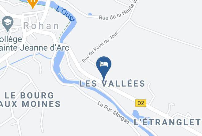 Central Brittany B And B Map