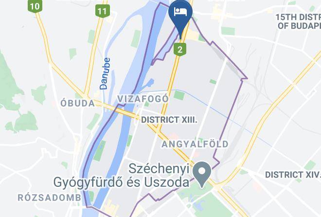 Budapest 13 Kerulet - Central Budget Hotel Maps