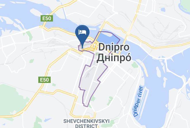Dnipro - Central Bus Station Hotel Maps