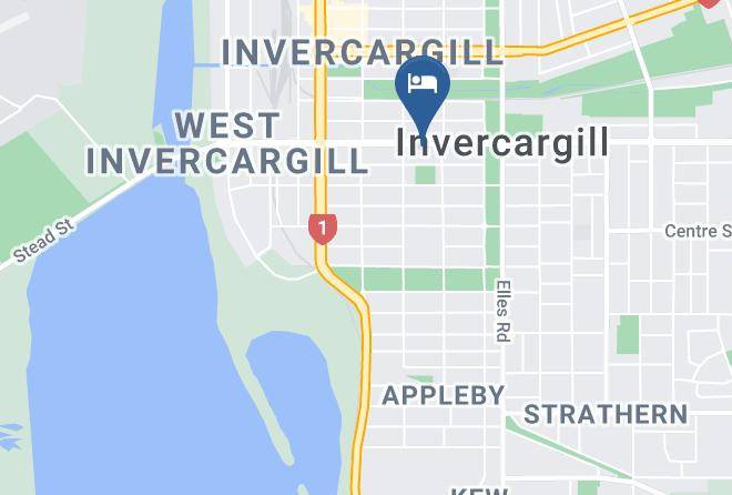 Invercargill - Central City Camping Park Maps