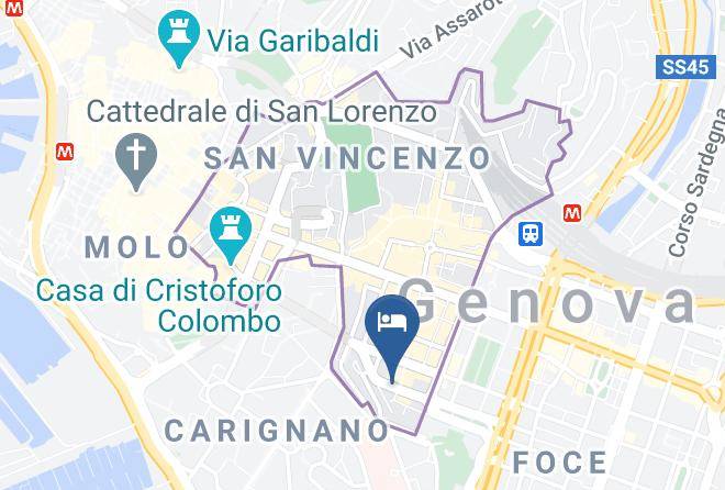 Genoa - Central City Genova Maps