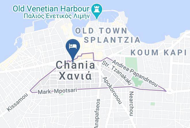 Khania - Central City Hotel Maps