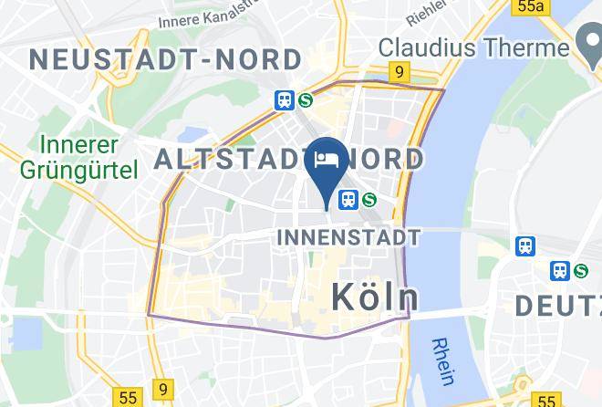 Cologne - Central Cologne International Maps