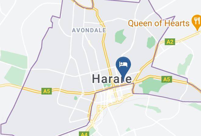 Harare - Central Cyber Lodge And Accomodation In Harare Maps