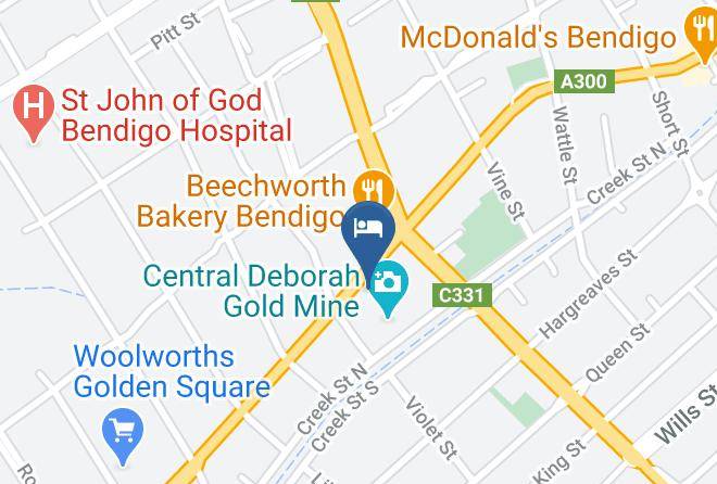 Central Deborah Motel 2020 Renovations Map